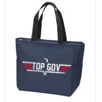 Top Gov Ron DeSantis Top Gov Florida Flag Zip Tote Bag