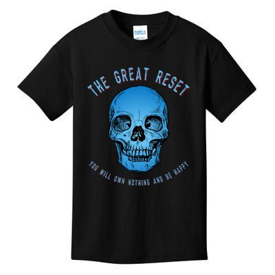 The Great Reset NWO Build Back Better Conservative Kids T-Shirt