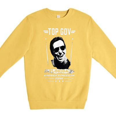 Top Gov Ron DeSantis Top Gov Premium Crewneck Sweatshirt