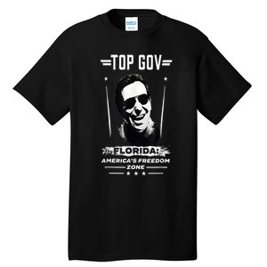 Top Gov Ron DeSantis Top Gov Tall T-Shirt