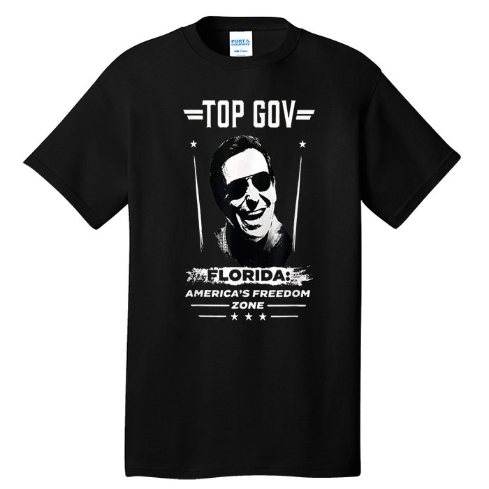 Top Gov Ron DeSantis Top Gov Tall T-Shirt