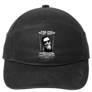 Top Gov Ron DeSantis Top Gov 7-Panel Snapback Hat