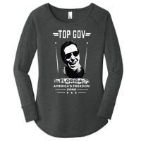 Top Gov Ron DeSantis Top Gov Women's Perfect Tri Tunic Long Sleeve Shirt