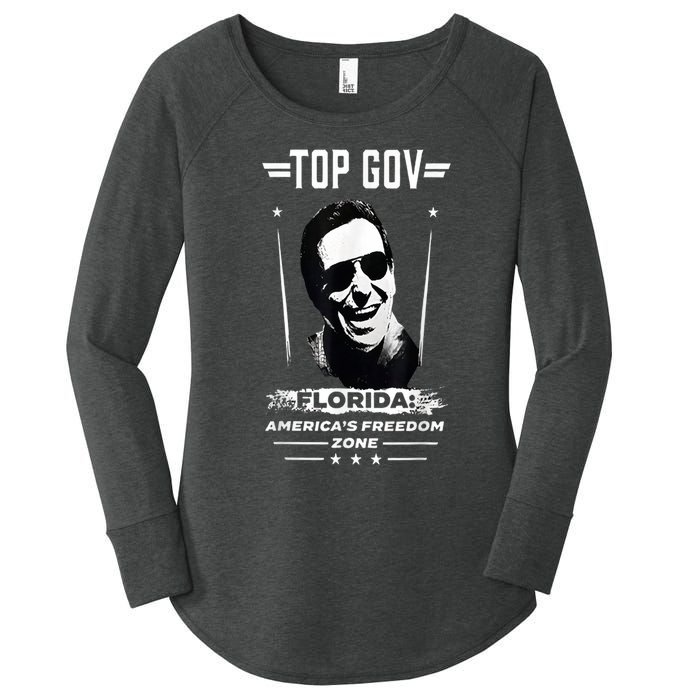 Top Gov Ron DeSantis Top Gov Women's Perfect Tri Tunic Long Sleeve Shirt