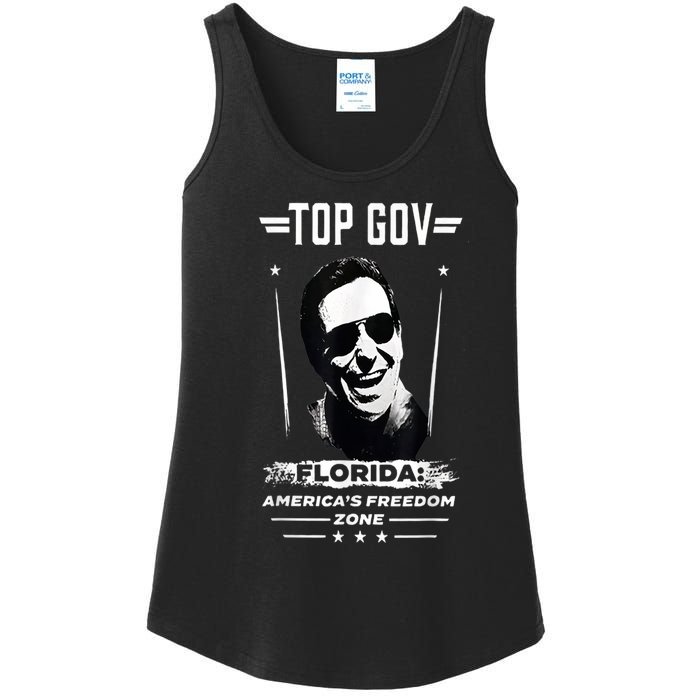 Top Gov Ron DeSantis Top Gov Ladies Essential Tank