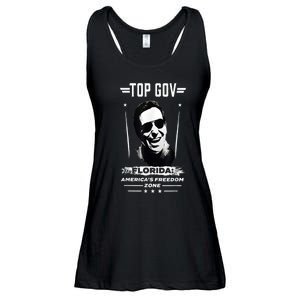 Top Gov Ron DeSantis Top Gov Ladies Essential Flowy Tank