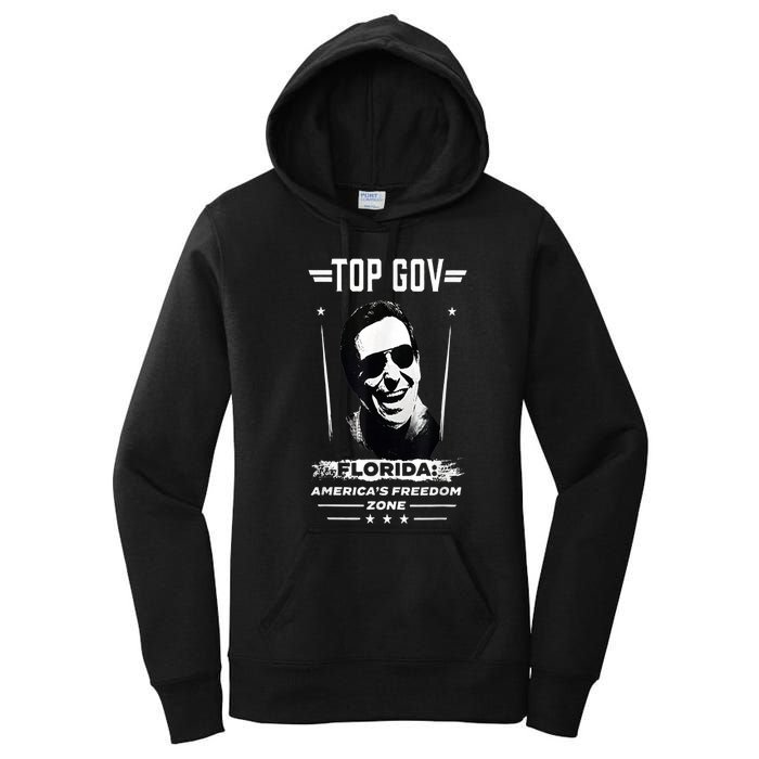 Top Gov Ron DeSantis Top Gov Women's Pullover Hoodie