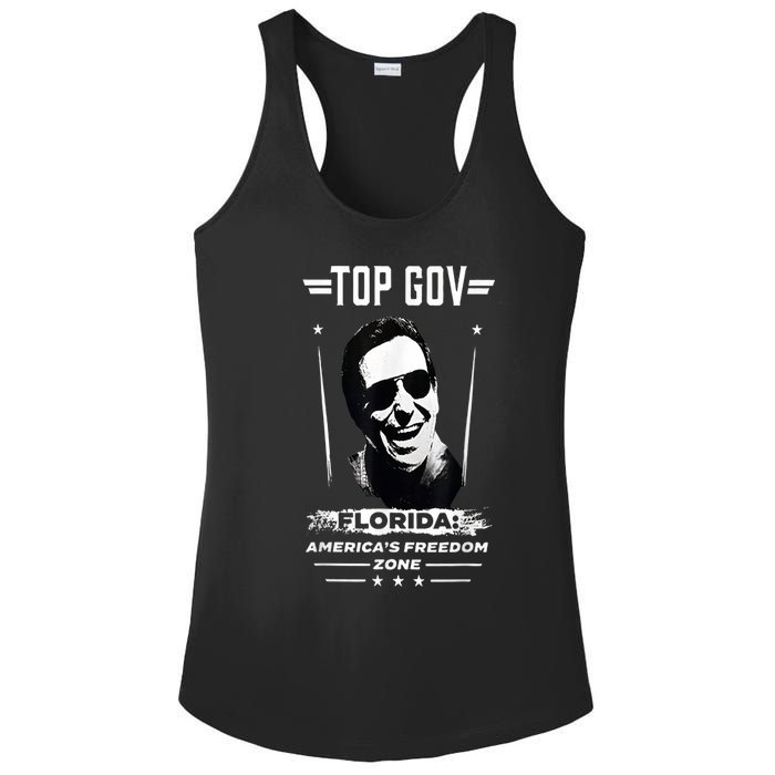 Top Gov Ron DeSantis Top Gov Ladies PosiCharge Competitor Racerback Tank