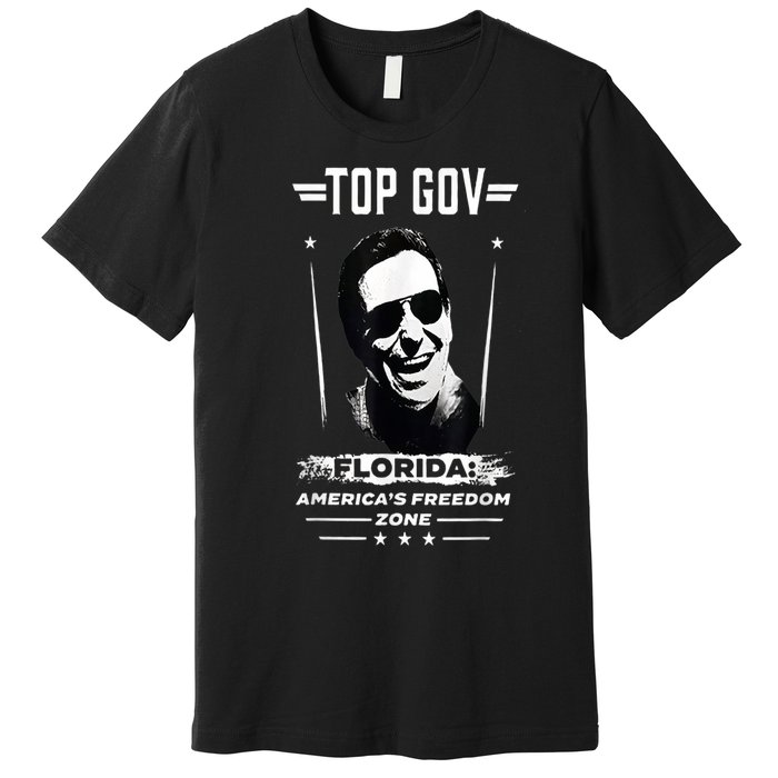 Top Gov Ron DeSantis Top Gov Premium T-Shirt