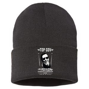 Top Gov Ron DeSantis Top Gov Sustainable Knit Beanie