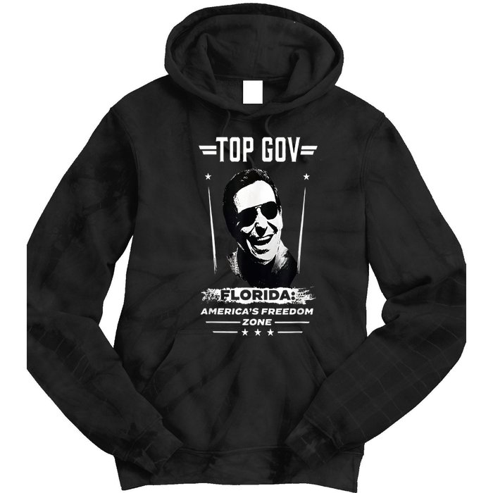 Top Gov Ron DeSantis Top Gov Tie Dye Hoodie