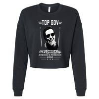 Top Gov Ron DeSantis Top Gov Cropped Pullover Crew