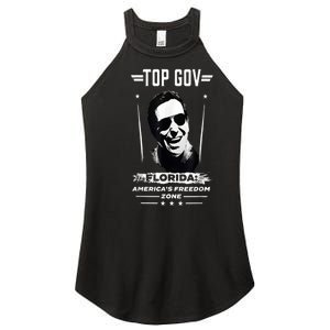 Top Gov Ron DeSantis Top Gov Women's Perfect Tri Rocker Tank