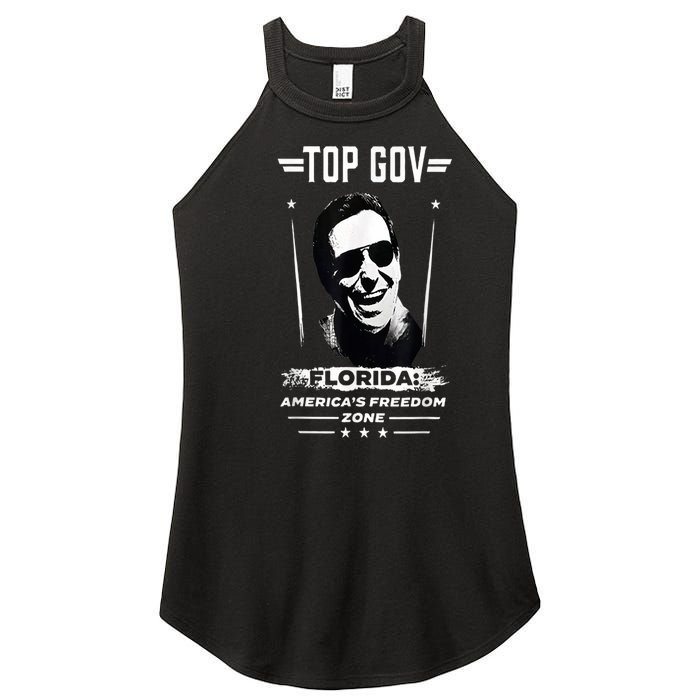 Top Gov Ron DeSantis Top Gov Women's Perfect Tri Rocker Tank