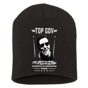 Top Gov Ron DeSantis Top Gov Short Acrylic Beanie