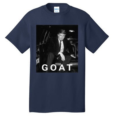 Trump Goat Republican Conservative Gift Trump 2024 Tall T-Shirt