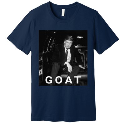 Trump Goat Republican Conservative Gift Trump 2024 Premium T-Shirt