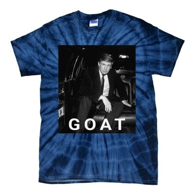 Trump Goat Republican Conservative Gift Trump 2024 Tie-Dye T-Shirt