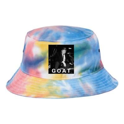 Trump Goat Republican Conservative Gift Trump 2024 Tie Dye Newport Bucket Hat