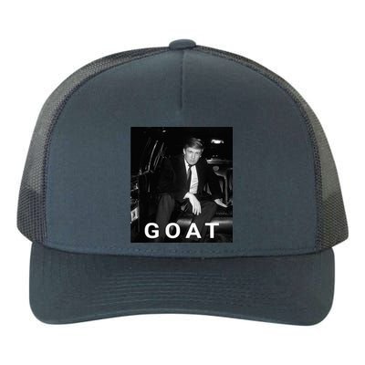 Trump Goat Republican Conservative Gift Trump 2024 Yupoong Adult 5-Panel Trucker Hat