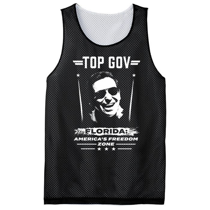 Top Gov, Ron DeSantis Mesh Reversible Basketball Jersey Tank