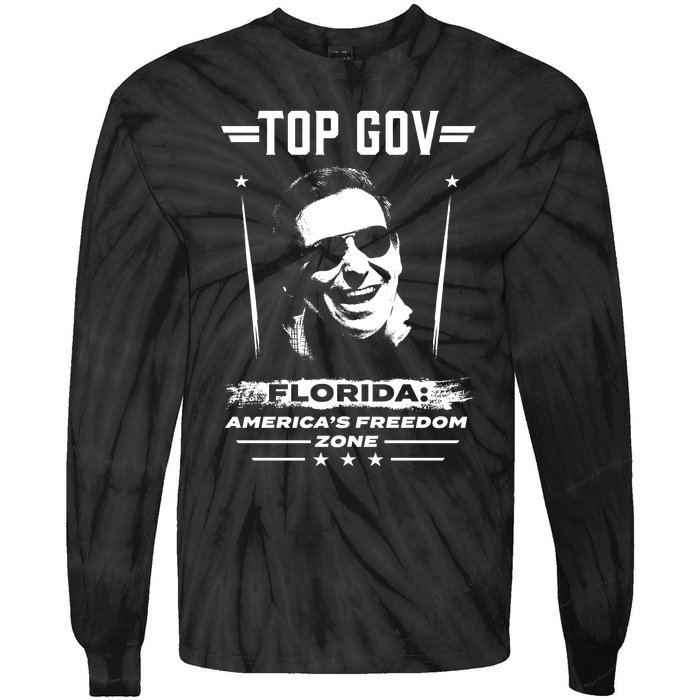 Top Gov, Ron DeSantis Tie-Dye Long Sleeve Shirt