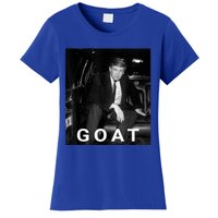 Trump Goat Republican Conservative Gift Trump 2024 Women's T-Shirt