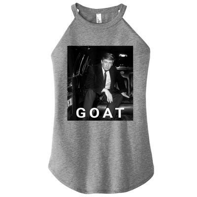 Trump Goat Republican Conservative Gift Trump 2024 Women's Perfect Tri Rocker Tank