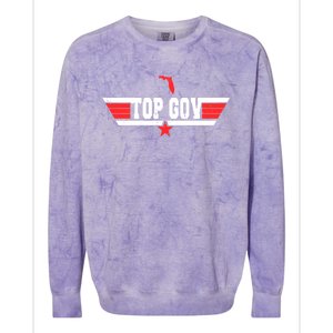 Top Gov Ron DeSantis Top Gov America’s Freedom Zone Colorblast Crewneck Sweatshirt