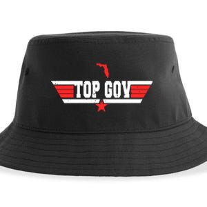 Top Gov Ron DeSantis Top Gov America’s Freedom Zone Sustainable Bucket Hat