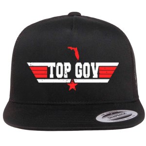 Top Gov Ron DeSantis Top Gov America’s Freedom Zone Flat Bill Trucker Hat