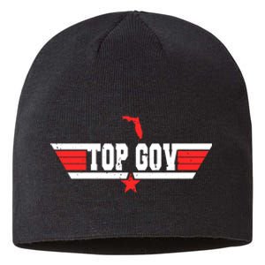 Top Gov Ron DeSantis Top Gov America’s Freedom Zone Sustainable Beanie