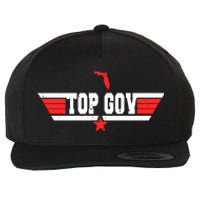 Top Gov Ron DeSantis Top Gov America’s Freedom Zone Wool Snapback Cap