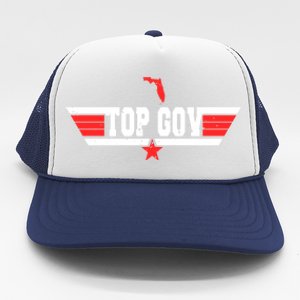 Top Gov Ron DeSantis Top Gov America’s Freedom Zone Trucker Hat