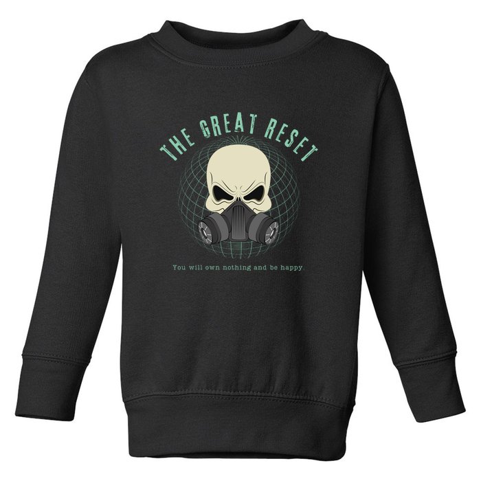 The Great Reset Toddler Sweatshirt