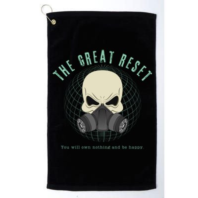 The Great Reset Platinum Collection Golf Towel