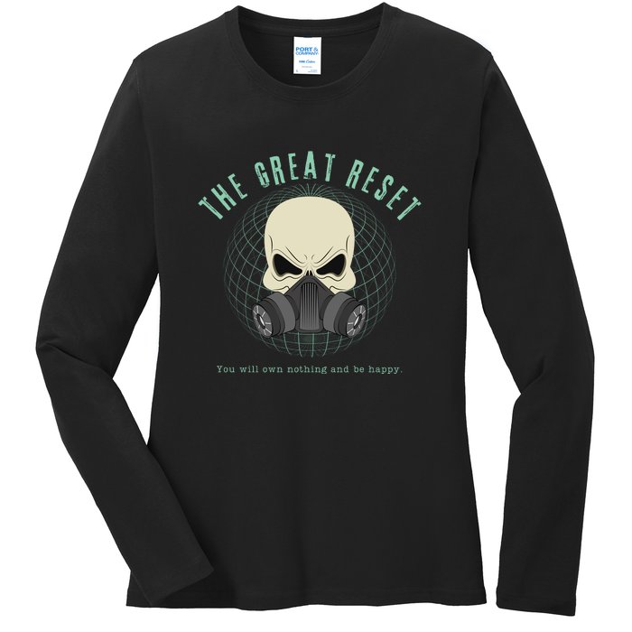 The Great Reset Ladies Long Sleeve Shirt