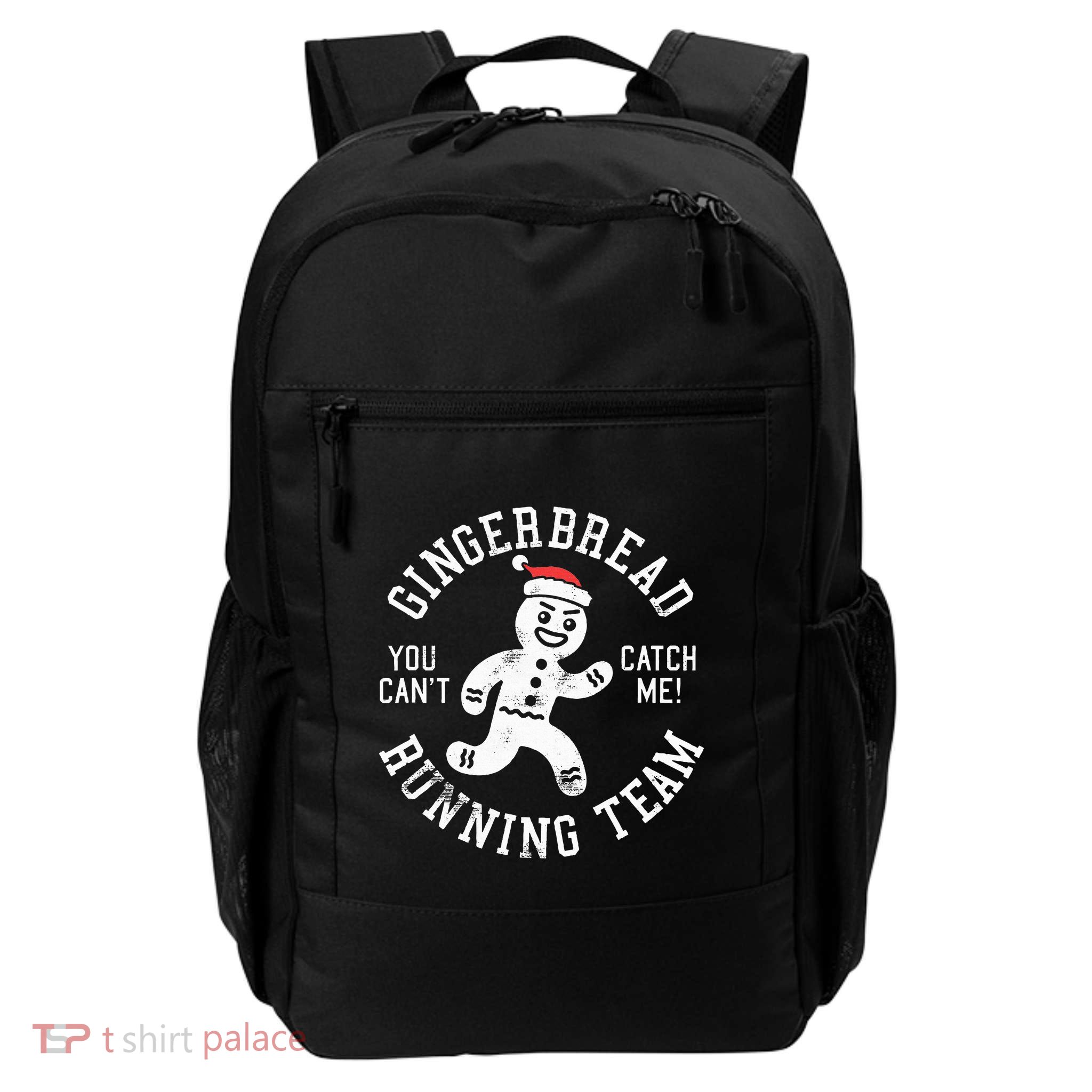 Trendy Gingerbread Running Team Christmas Humour Daily Commute Backpack