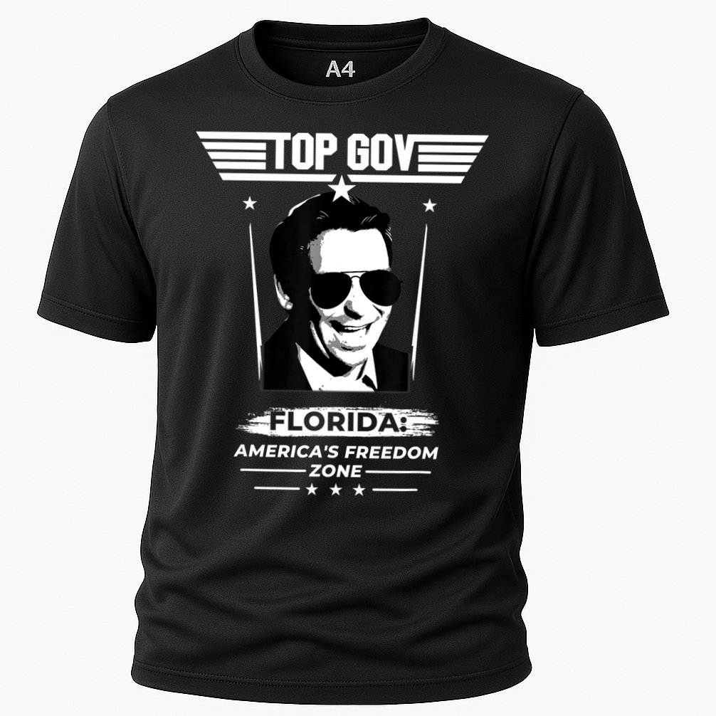 Top Gov Ron DeSantis Florida America's Freedom Zone Top Gov Performance Shirt