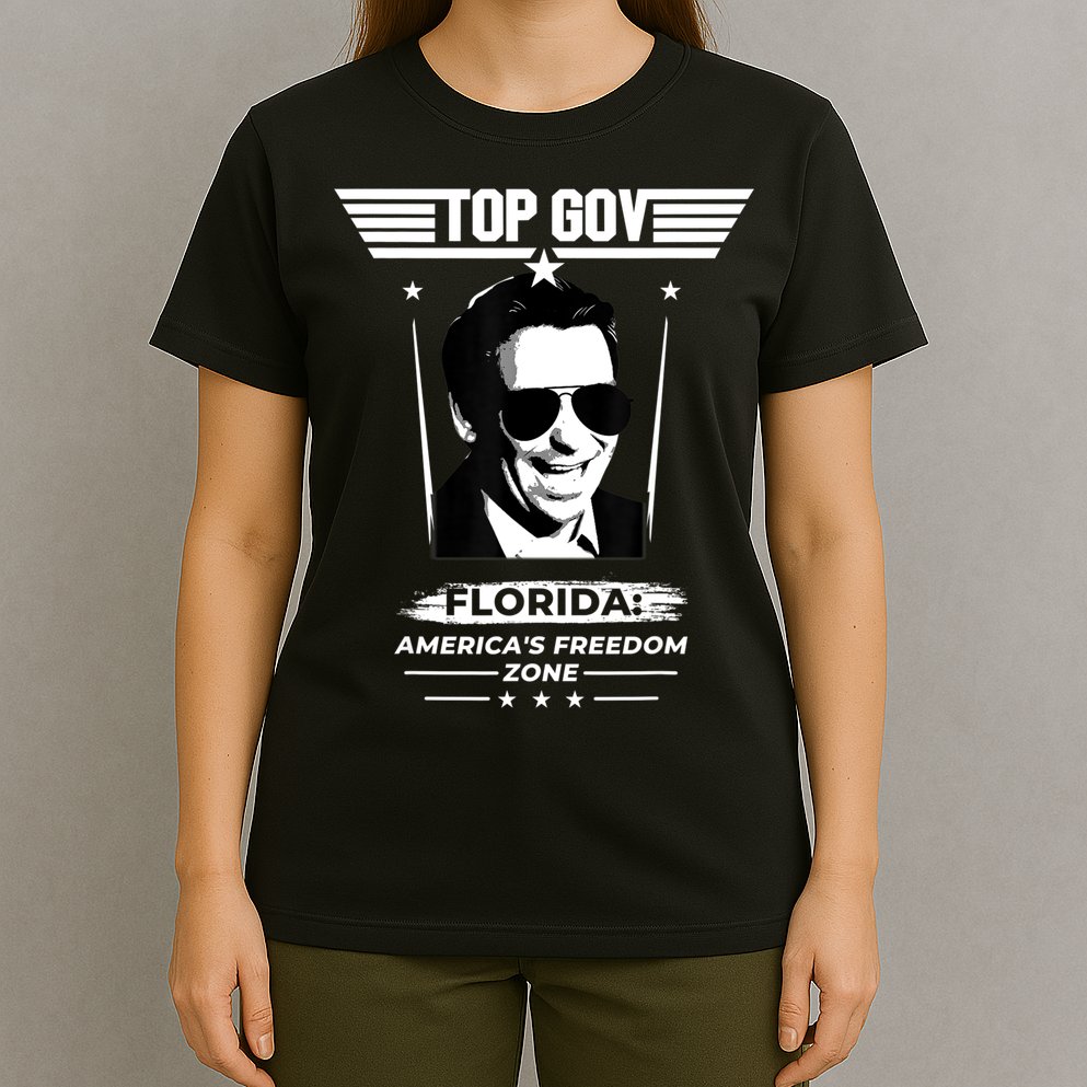 Top Gov Ron DeSantis Florida America's Freedom Zone Top Gov T-Shirt