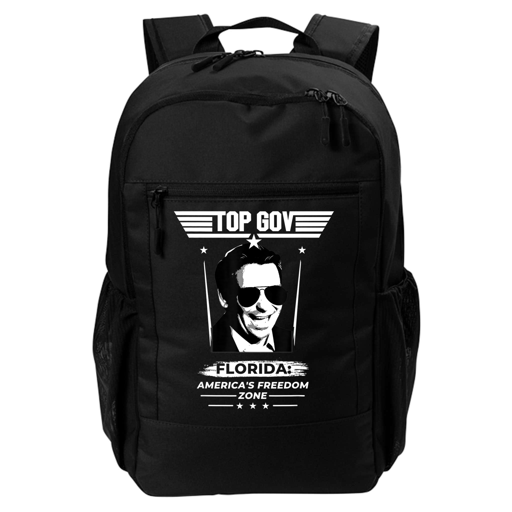 Top Gov Ron DeSantis Florida America's Freedom Zone Top Gov Backpack