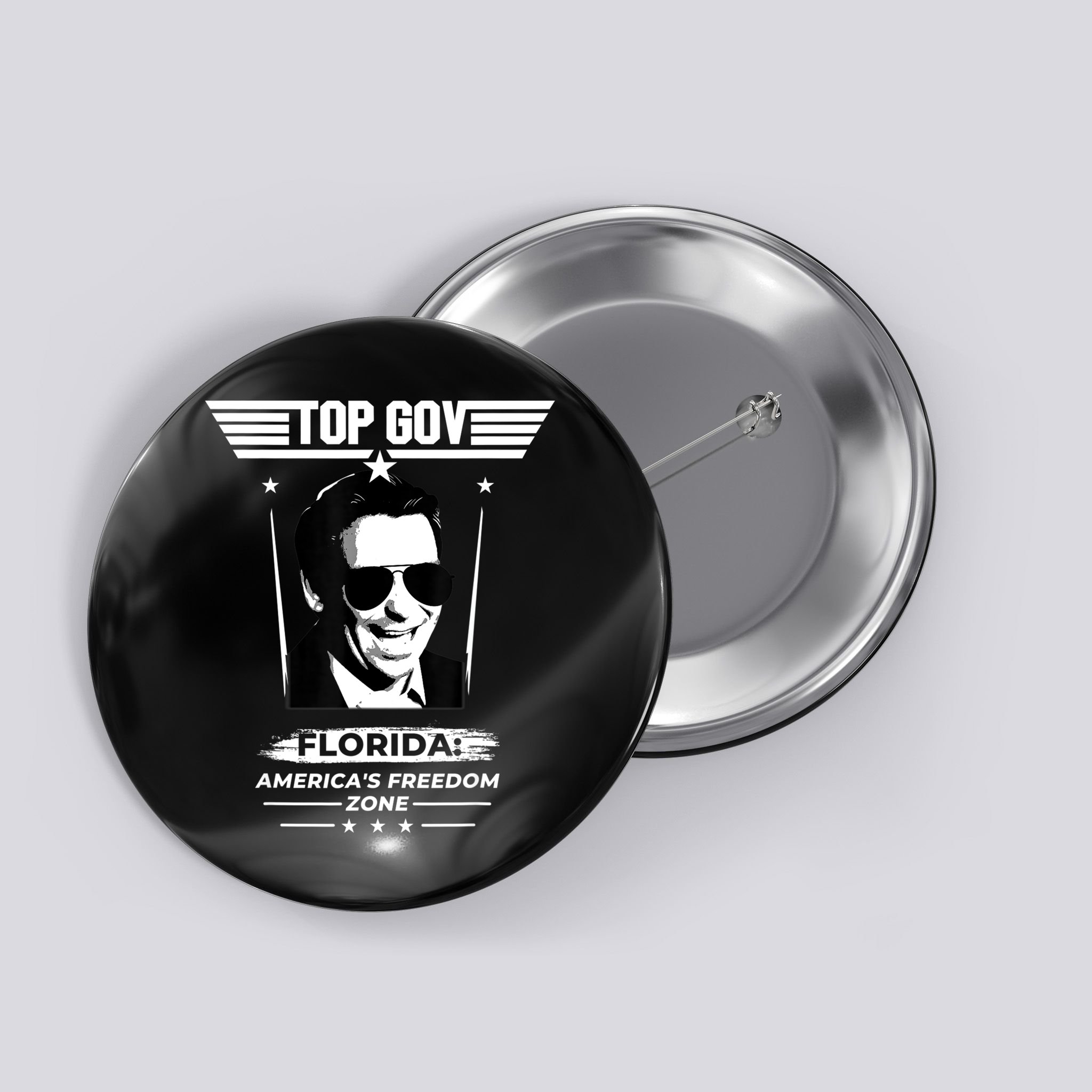Top Gov Ron DeSantis Florida America's Freedom Zone Top Gov Button