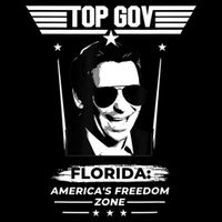 Top Gov Ron DeSantis Florida America's Freedom Zone Top Gov 16 in Basic Backpack