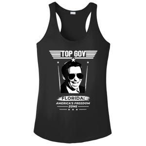 Top Gov Ron DeSantis Florida America's Freedom Zone Top Gov Ladies PosiCharge Competitor Racerback Tank