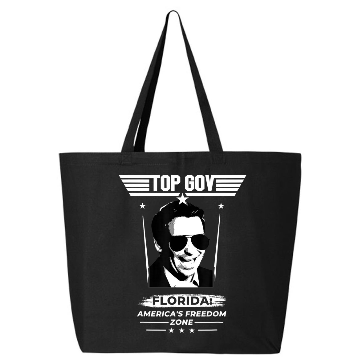 Top Gov Ron DeSantis Florida America's Freedom Zone Top Gov 25L Jumbo Tote
