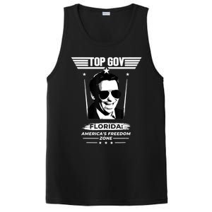 Top Gov Ron DeSantis Florida America's Freedom Zone Top Gov PosiCharge Competitor Tank