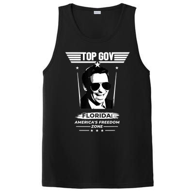 Top Gov Ron DeSantis Florida America's Freedom Zone Top Gov PosiCharge Competitor Tank