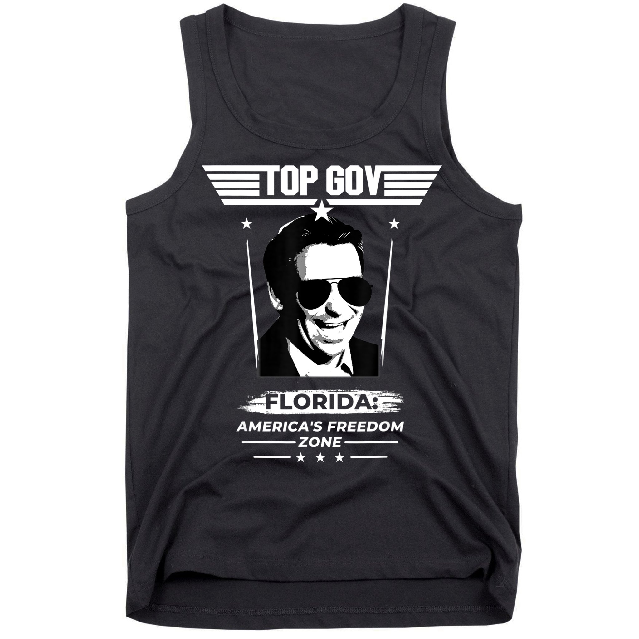 Top Gov Ron DeSantis Florida America's Freedom Zone Top Gov Tank Top