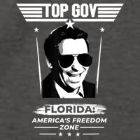 Top Gov Ron DeSantis Florida America's Freedom Zone Top Gov Vector Backpack