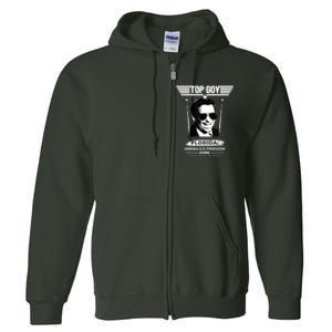 Top Gov Ron DeSantis Florida America's Freedom Zone Top Gov Full Zip Hoodie